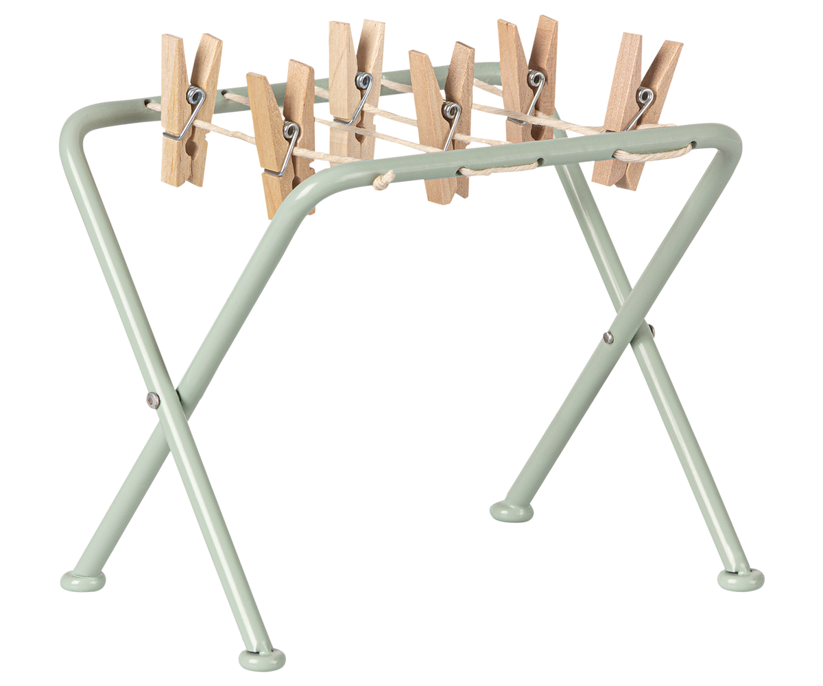 Miniature tørrestativ med tøjklemmer fra Maileg - 1 - Jacobsen Plus