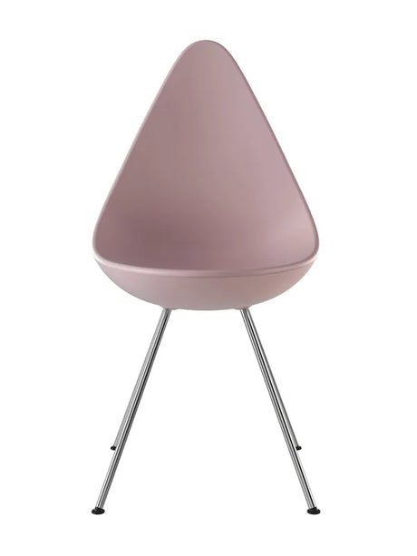 3110 Drop™ Stuhl af Arne Jacobsen - Kunststoff / Pale Rose / Krom - Jacobsen Plus