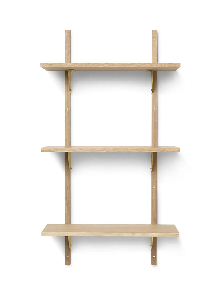 Sector Shelf T/N fra Ferm Living - Eg m-messing - Jacobsen Plus