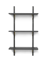 Sector Shelf T/N fra Ferm Living - Sort ask m-messing - Jacobsen Plus