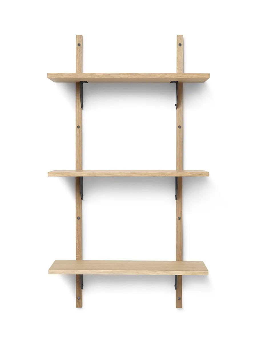 Sector Shelf T/N fra Ferm Living - Eg m-sort messing - Jacobsen Plus