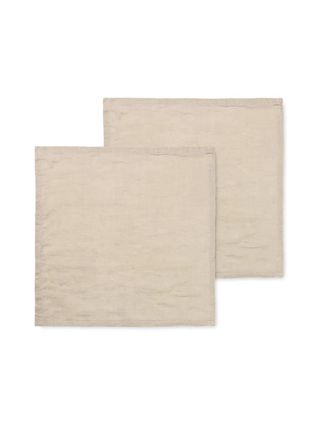 Linen Napkins, 2 Stk von Ferm Living - Natürlich - Jacobsen Plus