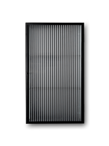 Haze Wall Cabinet, geriffeltes Glas 35x60 von Ferm Living - Schwarz - Jacobsen Plus