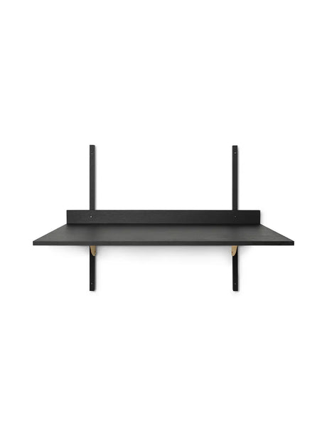 Sector Desk von Ferm Living - Schwarz Esche mit Messing - Jacobsen Plus