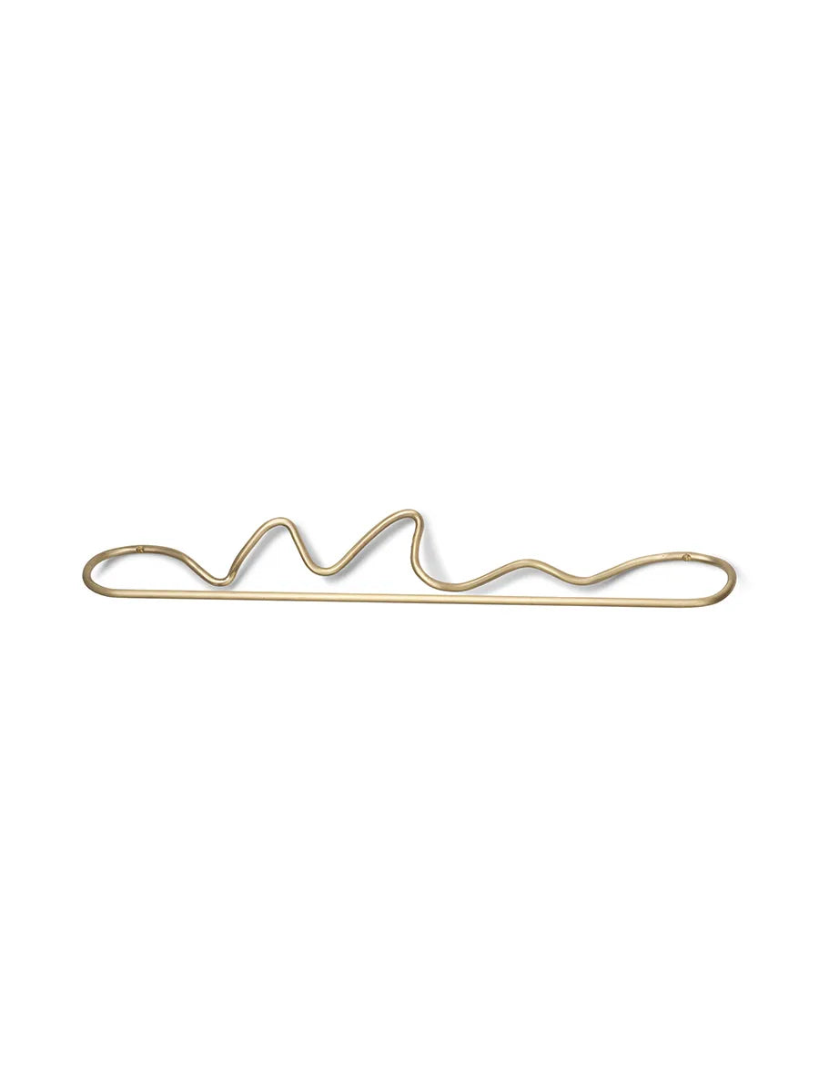 Curvature Handtuchhalter von Ferm Living - Messing - Jacobsen Plus
