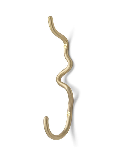 Curvature Hook von Ferm Living - Messing - Jacobsen Plus