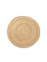 Eternal Round Jute Rug - Natural fra Ferm Living - Small: Ø120 cm - Jacobsen Plus