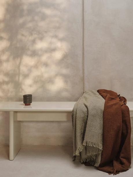 Weaver Throw von Ferm Living - Avocado - Jacobsen Plus