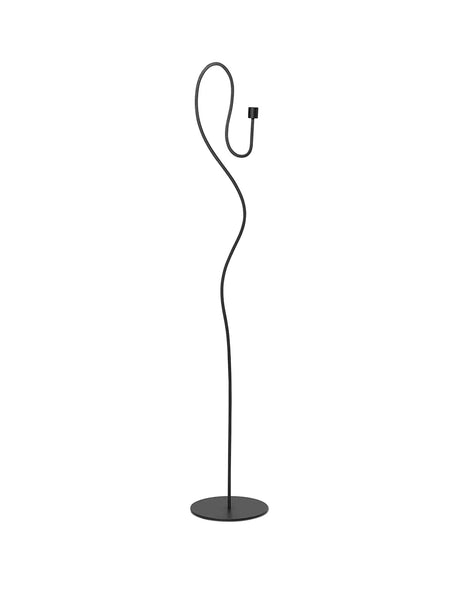 Valse Floor Candle Holder von Ferm Living - Schwarz - Jacobsen Plus