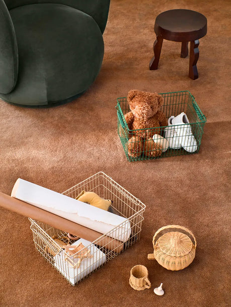 Cala Stapelbare Baskets, 2er-Set von Ferm Living - Kaschmir - Jacobsen Plus