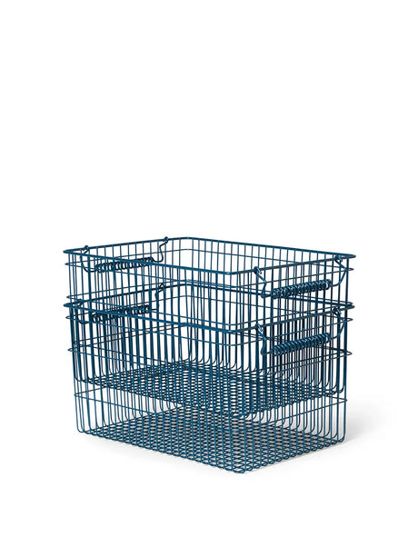 Cala Stapelbare Baskets, 2er-Set von Ferm Living - Kaschmir - Jacobsen Plus