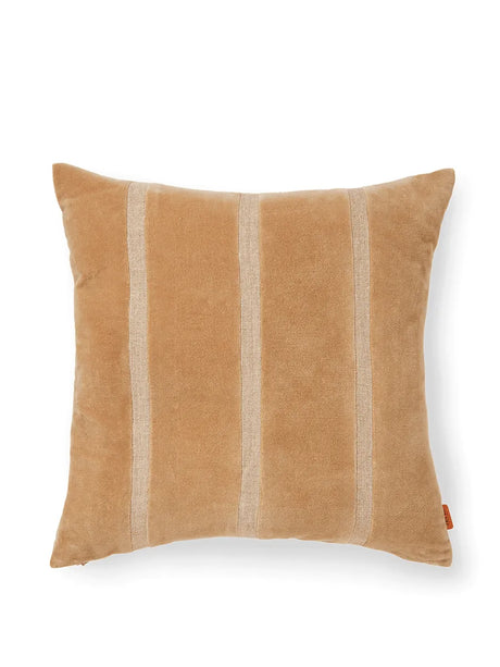 Senti Stripe Kissen von Ferm Living - Dark Sand - Jacobsen Plus
