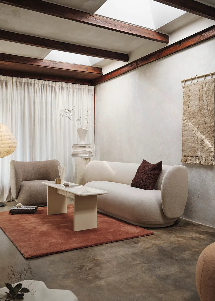 Stille Tufted Rug, rotbraun von Ferm Living - 2 - Jacobsen Plus