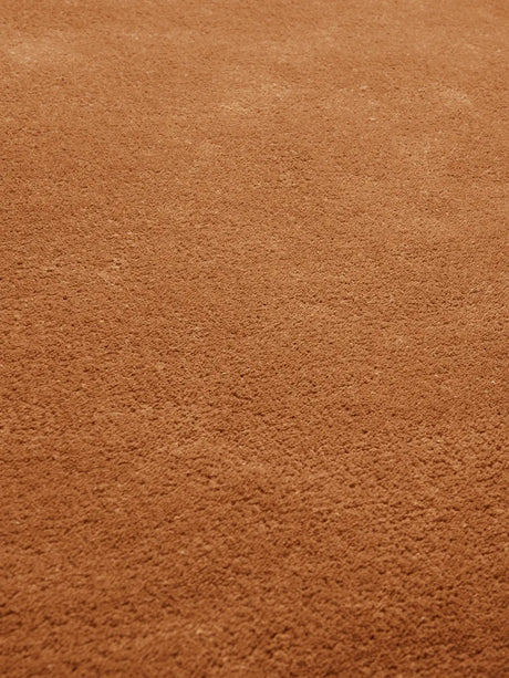 Stille Tufted Rug, Ø240 cm von Ferm Living - Rotbraun - Jacobsen Plus