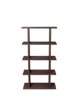 Kona Bookcase, 1x4 von Ferm Living - Dunkel gebeizte Eiche - Jacobsen Plus