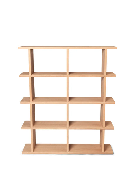 Kona Bookcase, 2x4 von Ferm Living - Natur-Eiche - Jacobsen Plus