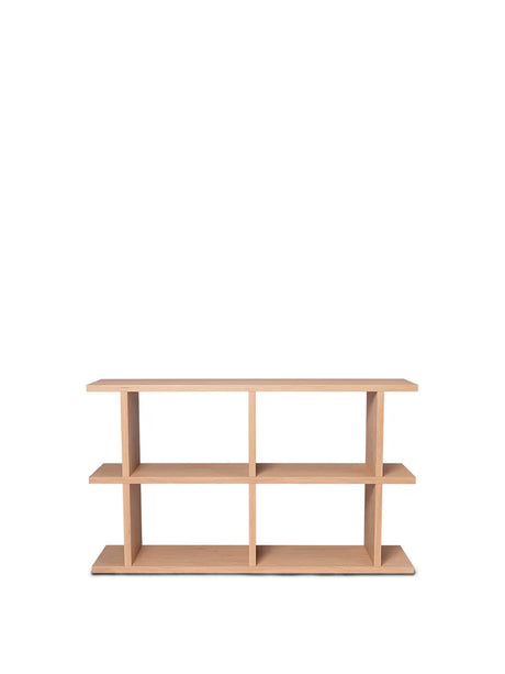 Kona Bookcase, 2x2 von Ferm Living - Natur-Eiche - Jacobsen Plus