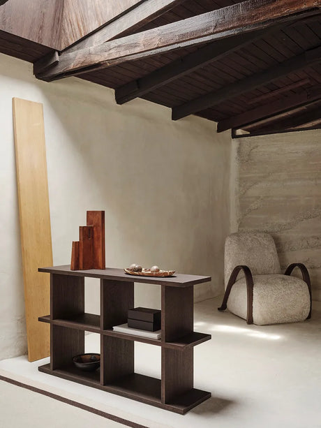 Kona Bookcase, 2x2 von Ferm Living - Natur-Eiche - Jacobsen Plus