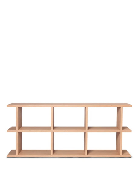 Kona Bookcase, 3x2 von Ferm Living - Natur-Eiche - Jacobsen Plus