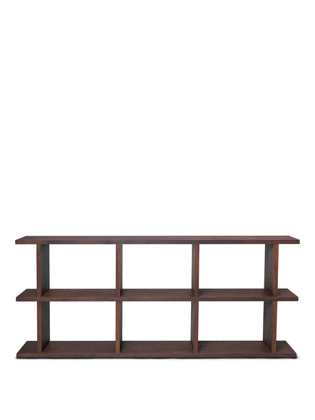 Kona Bookcase, 3x2 von Ferm Living - Dunkel gebeizte Eiche - Jacobsen Plus