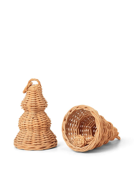 Braided Bell Baubles, Set aus 2 Stück von Ferm Living - 4 - Jacobsen Plus