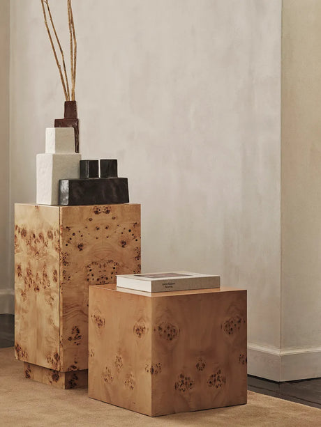 Burl Cube Side Table von Ferm Living - 3 - Jacobsen Plus