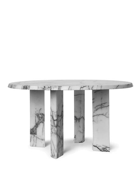 Taula Coffee Table von Ferm Living - Weiß - Anthrazit - Jacobsen Plus