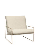 Desert 1-Seater udendørs lænestol fra Ferm Living - Cashmere - Pure Bouclé - Off-white - Jacobsen Plus