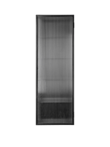 Haze Wall Cabinet, geriffeltes Glas 35x100 von Ferm Living - Schwarz - Jacobsen Plus