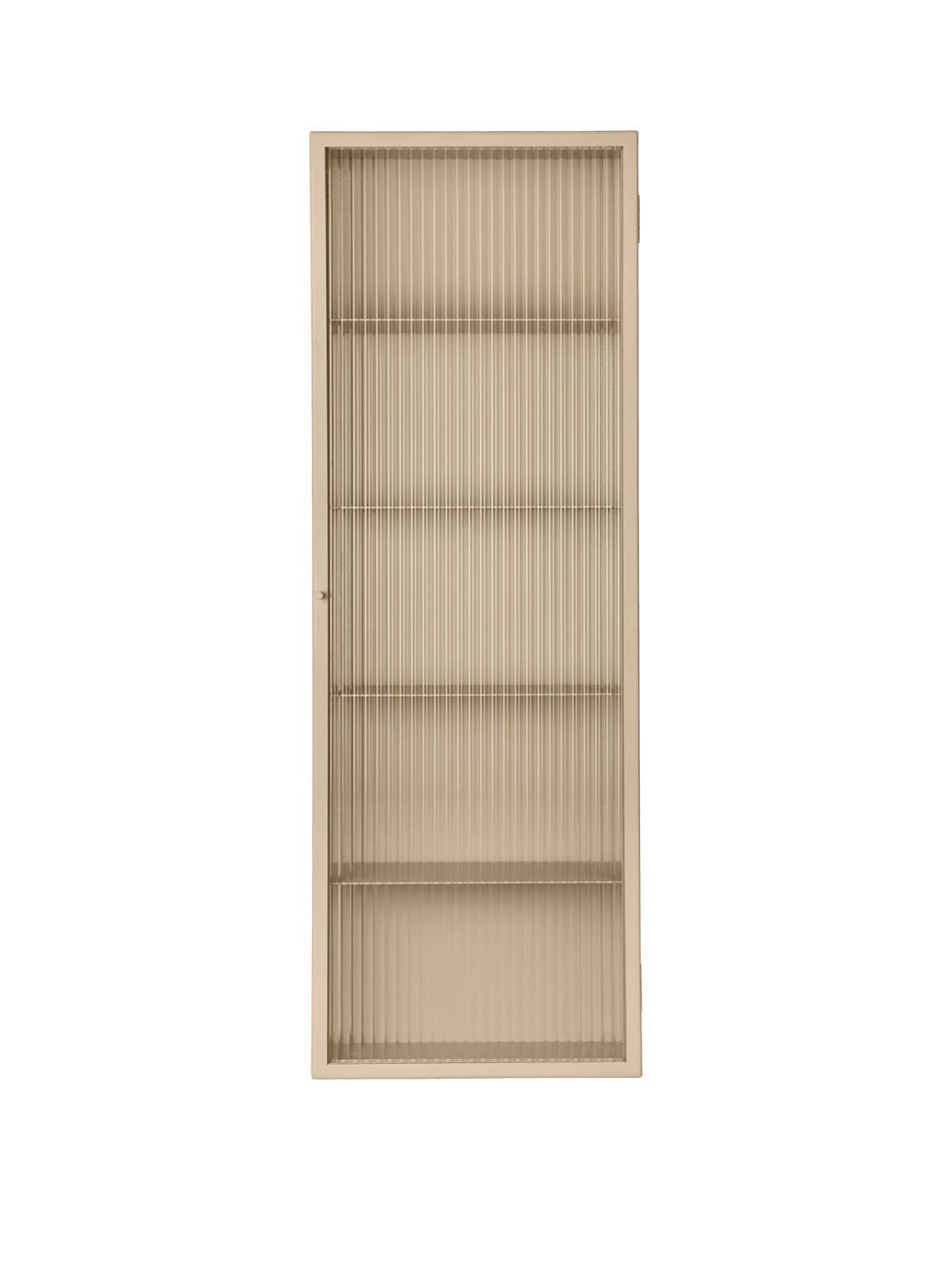 Haze Wall Cabinet, geriffeltes Glas 35x100 von Ferm Living - Kaschmir - Jacobsen Plus