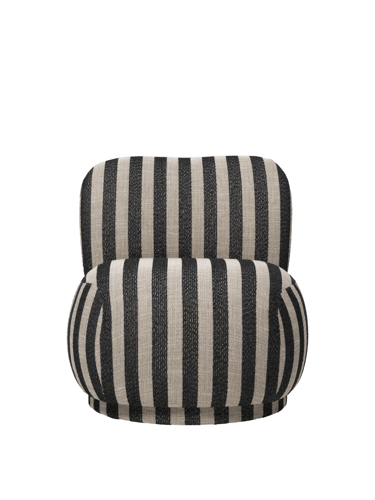 Rico Lounge Chair Piccolo fra Ferm Living - Swivel Louisiana Sand/Black - Jacobsen Plus