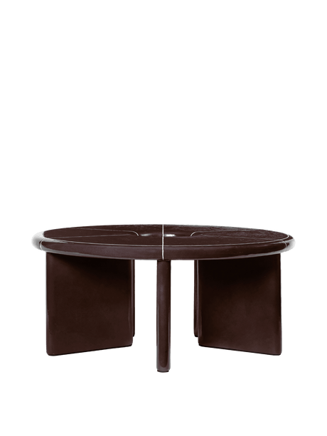 Deya udendørs sofabord, Ø80 fra Ferm Living - Chestnut Brown - Jacobsen Plus