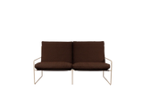 Desert 2-Seater fra Ferm Living - Cashmere - Pure Bouclé - Chestnut - Jacobsen Plus