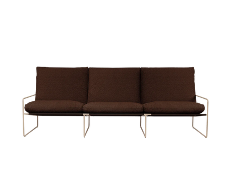 Desert 3-Sitzer outdoor Sofa von Ferm Living - Kaschmir - Pure Bouclé - Chestnut - Jacobsen Plus