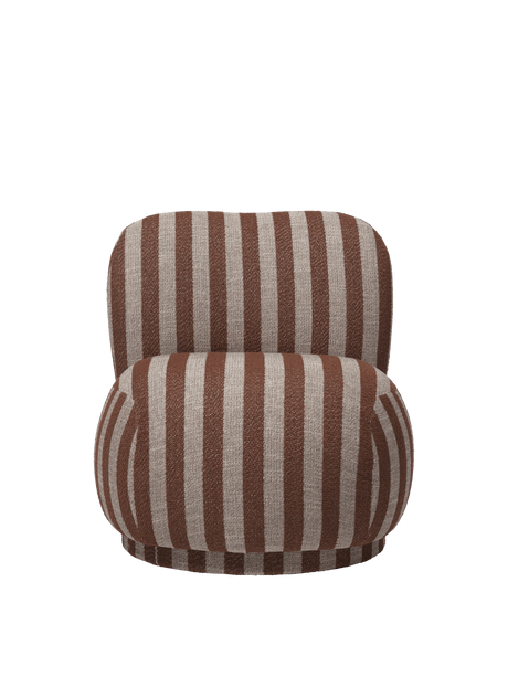 Rico Lounge Chair Piccolo fra Ferm Living - Louisiana Sand/Chocholate - Jacobsen Plus