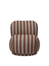 Rico Lounge Chair Piccolo fra Ferm Living - Swivel Louisiana Sand/Chocholate - Jacobsen Plus