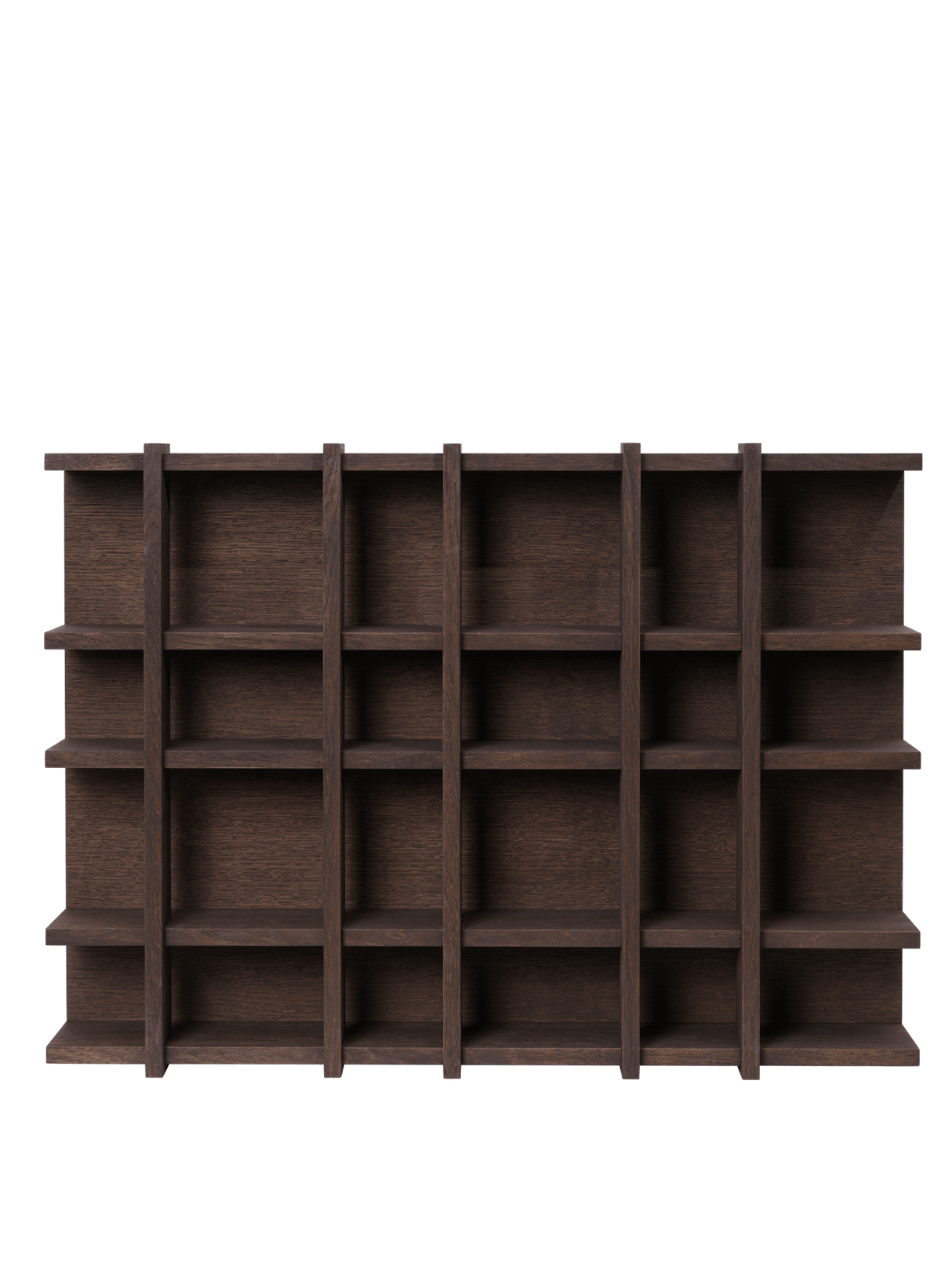 Tilem reol, 6 x 4 fra Ferm Living - Dark Stained Oak - Jacobsen Plus