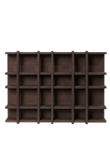 Tilem reol, 6 x 4 fra Ferm Living - Dark Stained Oak - Jacobsen Plus