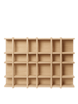 Tilem reol, 6 x 4 fra Ferm Living - Natural Oak - Jacobsen Plus