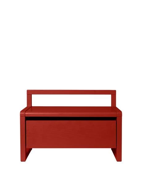 Little Architect Aufbewahrungsbank von Ferm Living - Poppy Red - Jacobsen Plus
