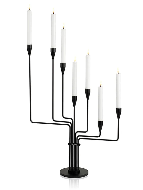 Karlsvognen Table Kerzenständer, Schwarz von Piet Hein - 3 - Jacobsen Plus