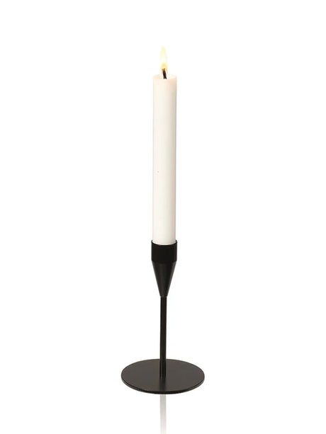 Mars Lysestage, sort fra Piet Hein - Table - H: 15 cm - Jacobsen Plus