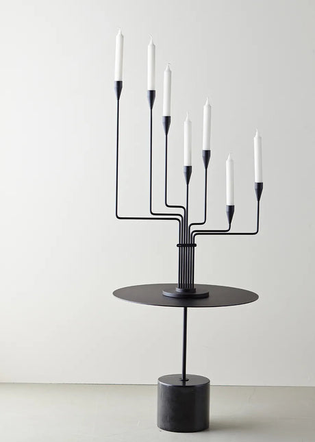 Karlsvognen Table Lysestage, sort fra Piet Hein - 2 - Jacobsen Plus