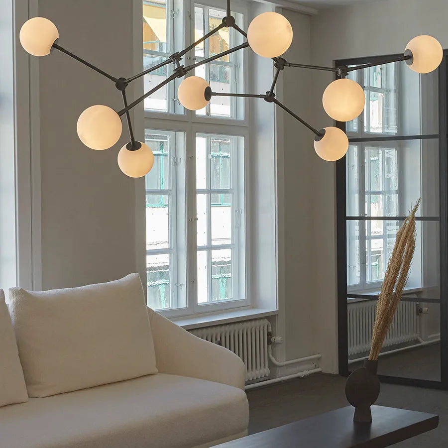 Drop Bulp Chandelier, grey fra 101 Copenhagen - 3 - Jacobsen Plus