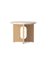 Androgyne Side Table, Ø50 cm fra Audo Copenhagen - Eg - kunis breccia stone - Jacobsen Plus