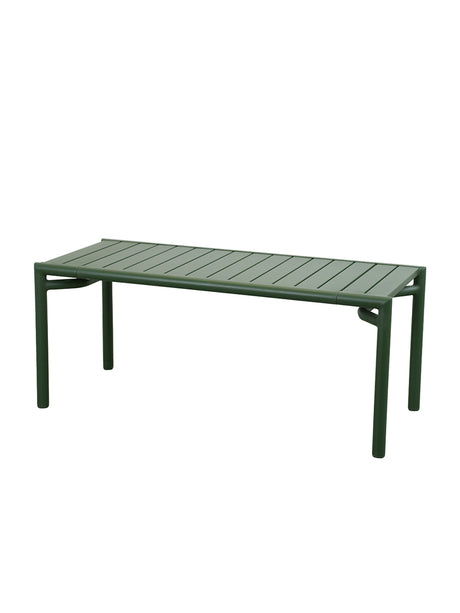 Bliss Udendørs Sofabord/Bænk fra Cane-line - Dark green - Jacobsen Plus