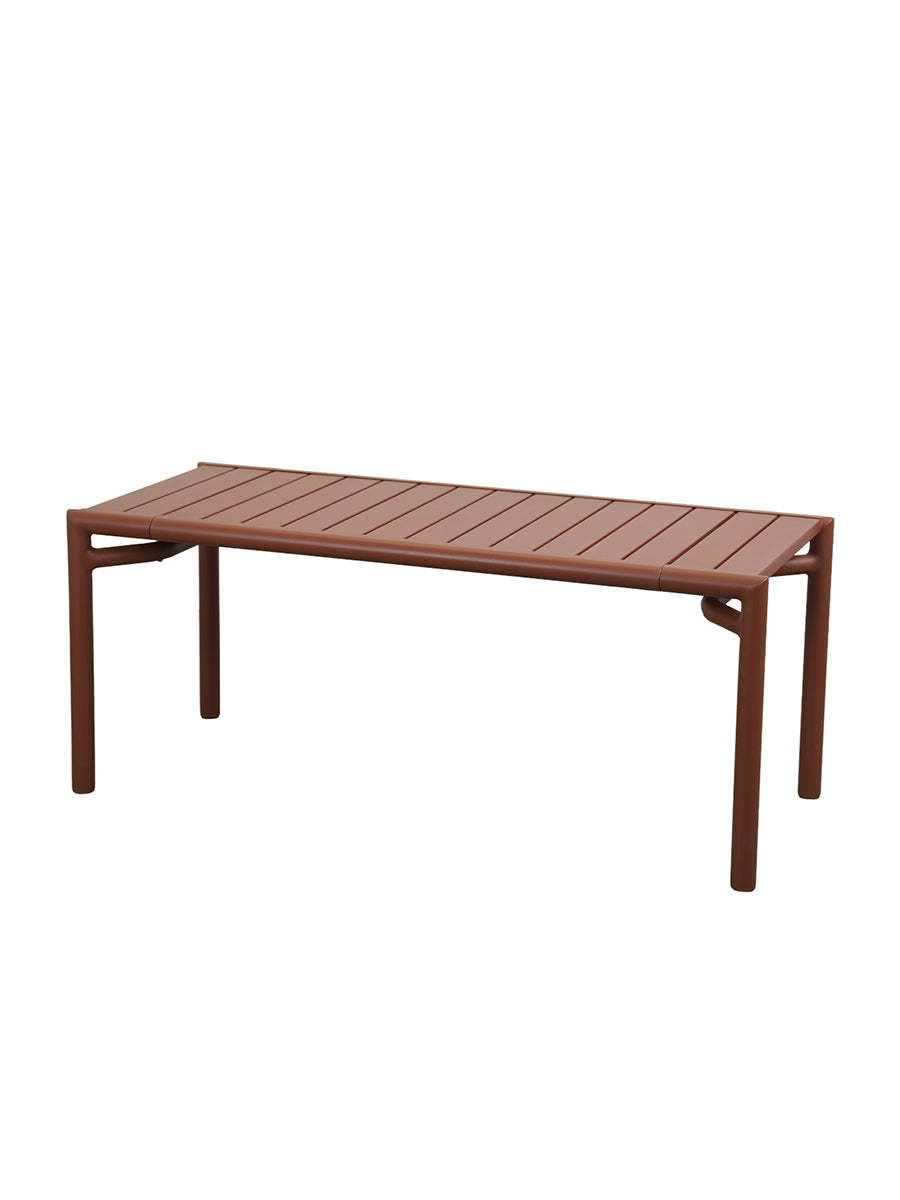 Bliss Udendørs Sofabord/Bænk fra Cane-line - Desert red - Jacobsen Plus