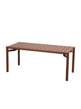 Bliss Udendørs Sofabord/Bænk fra Cane-line - Desert red - Jacobsen Plus
