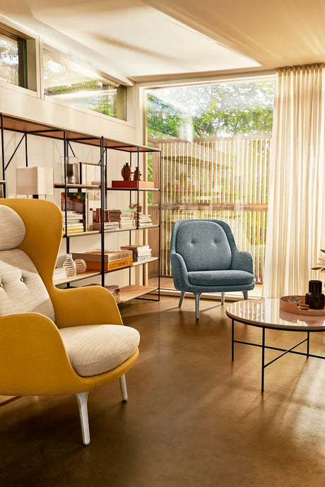Ro Sessel fra Fritz Hansen - Christianshavn / Aluminium - Jacobsen Plus