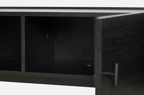 Array Low Sideboard, wandmontiert von Woud - Schwarz - Jacobsen Plus